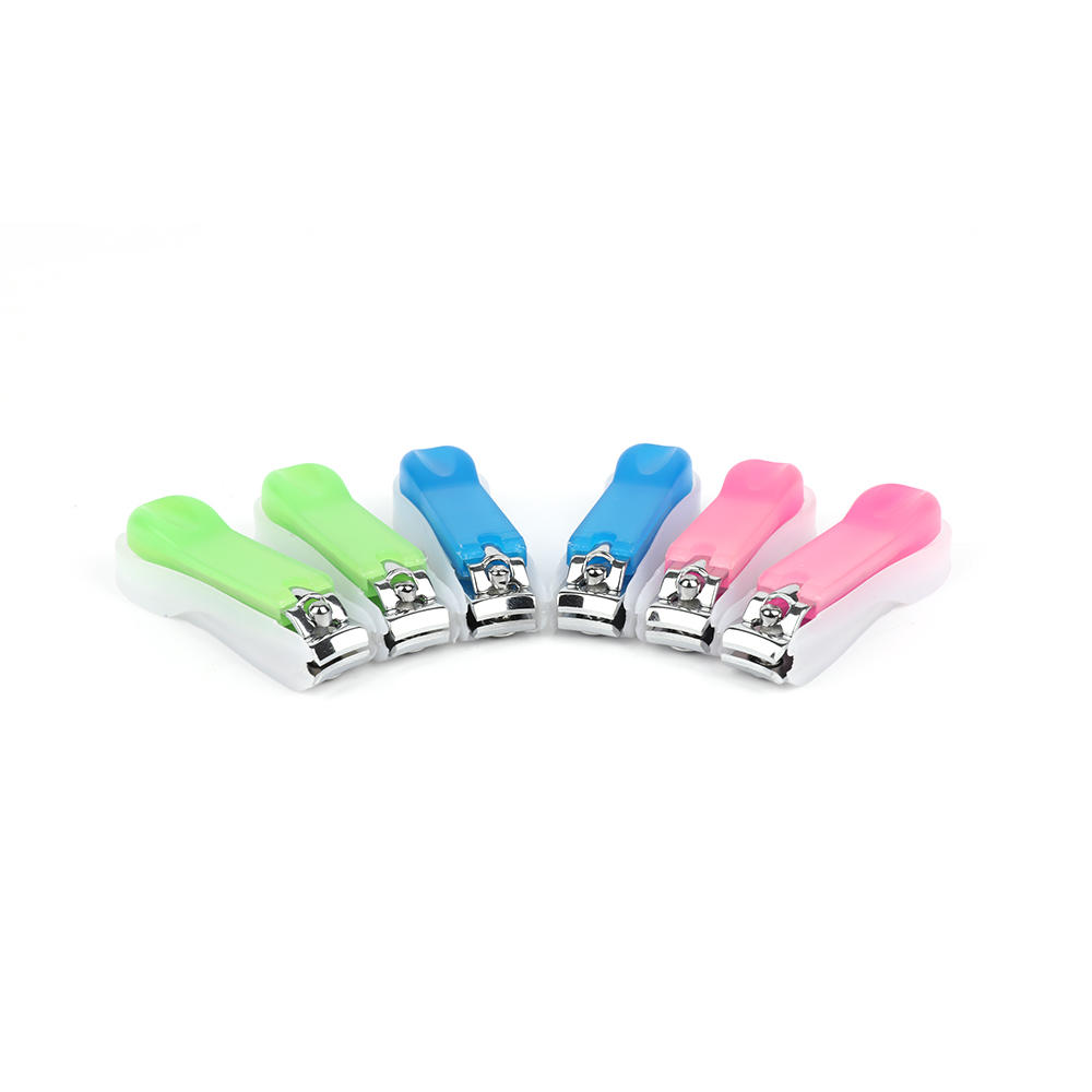 Candy color carbon steel+pp anti-splish nail clipper