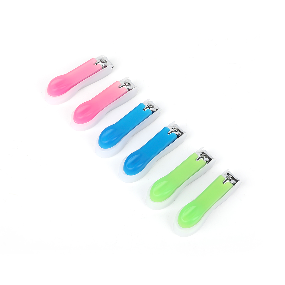 Candy color carbon steel+pp anti-splish nail clipper