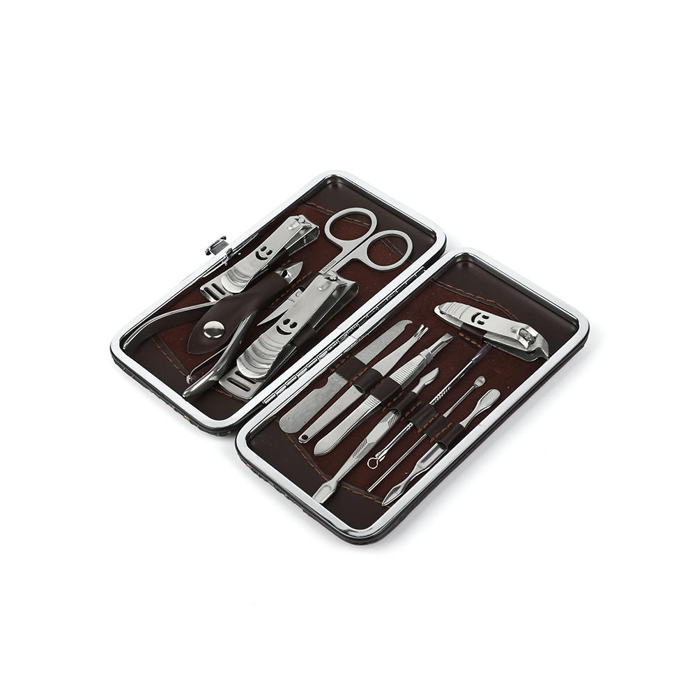 12 PCS manicure kit tools cut nail clipper set
