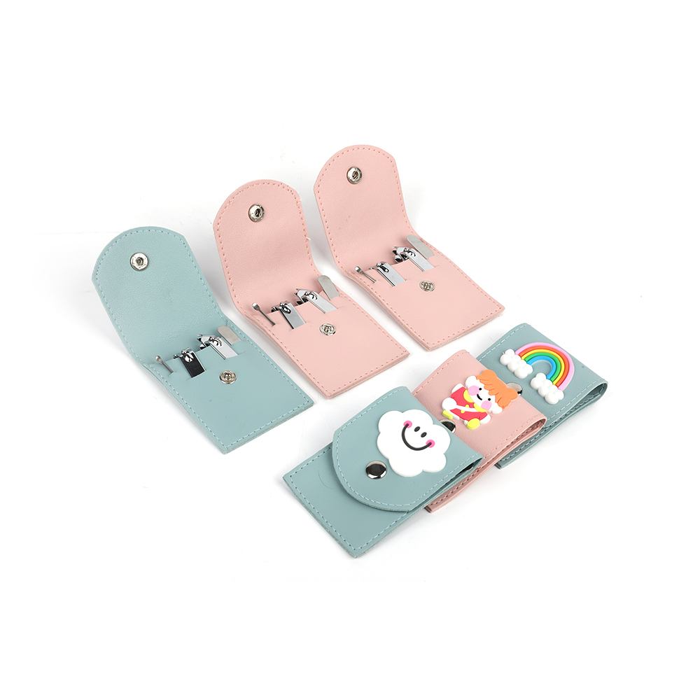 4 PCS stainless steel manicure tools kits for kid and woman