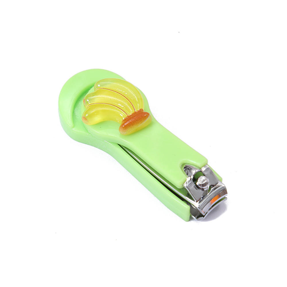 Small size portable cute design abs+carbon steel silicone nail clipper