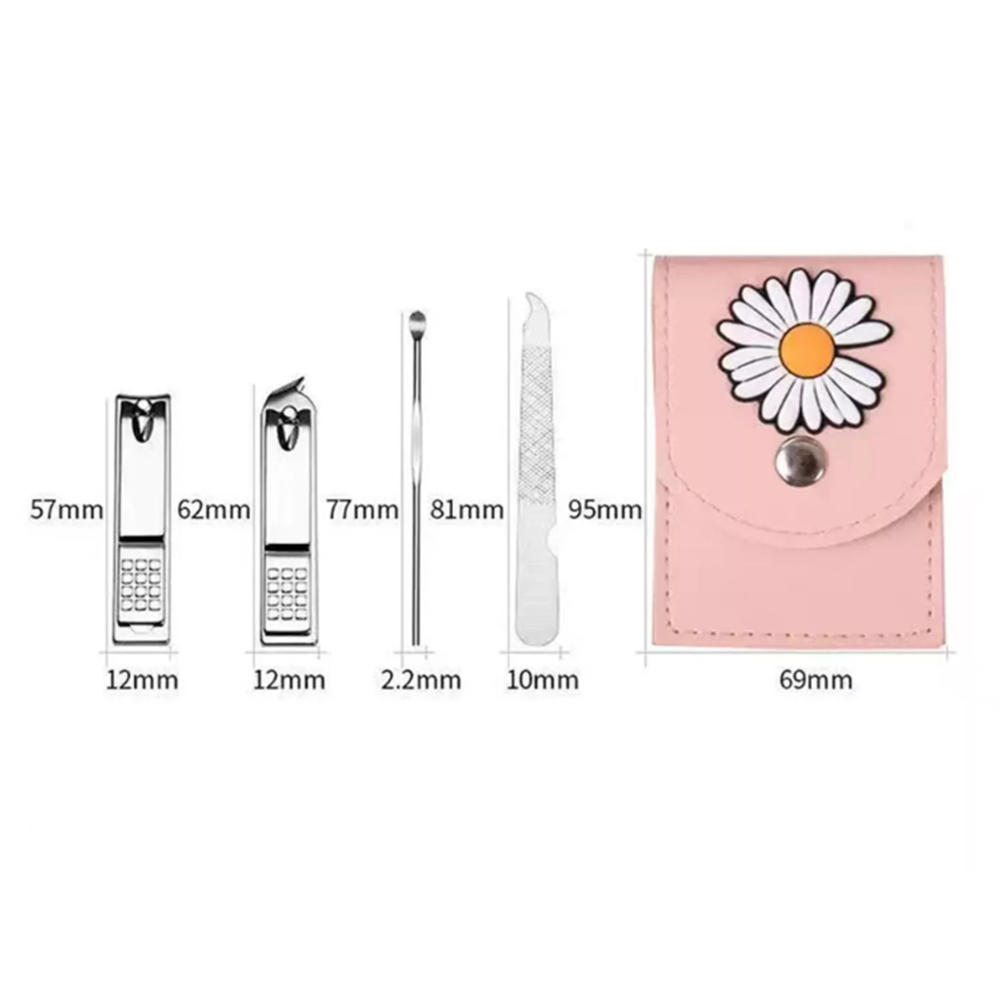 4 PCS stainless steel manicure tools kits for kid and woman