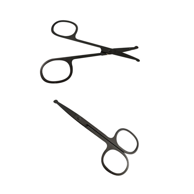 Beauty scissor pointed tip O-1/round head O-2